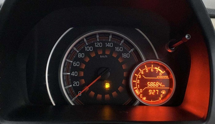 2019 Maruti New Wagon-R ZXI 1.2, Petrol, Manual, 58,677 km, Odometer Image