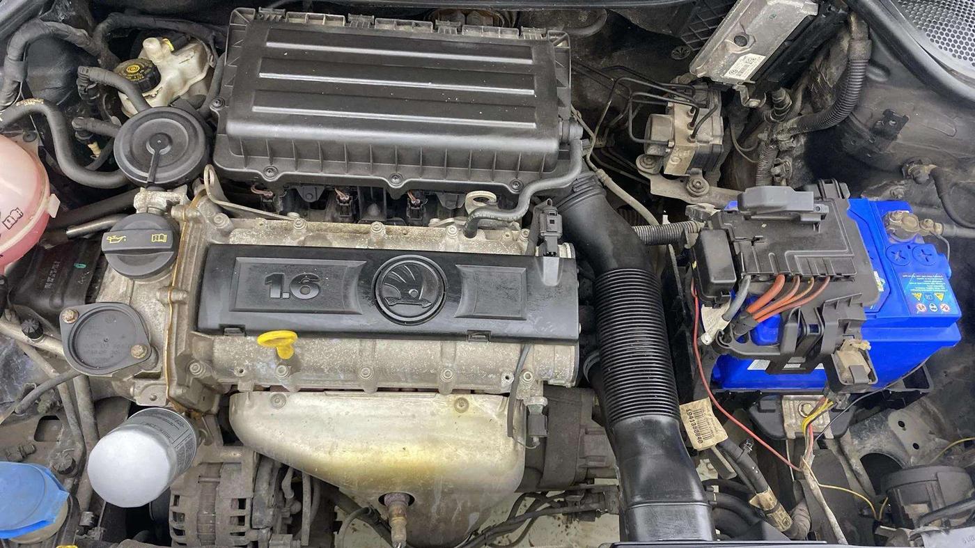 2019 Skoda Rapid 1.6 MPI ACTIVE, Petrol, Manual, 24,987 km, Engine View