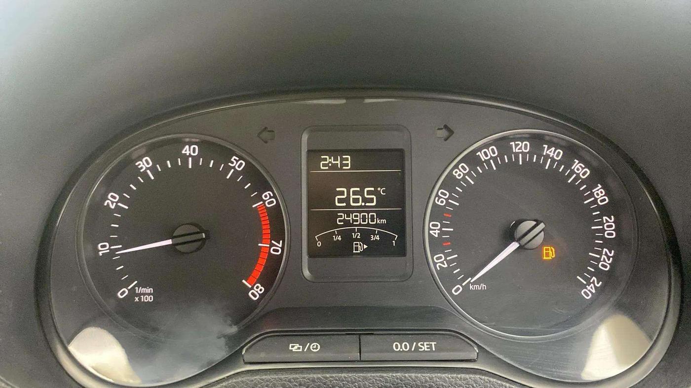 2019 Skoda Rapid 1.6 MPI ACTIVE, Petrol, Manual, 24,987 km, Odometer Image