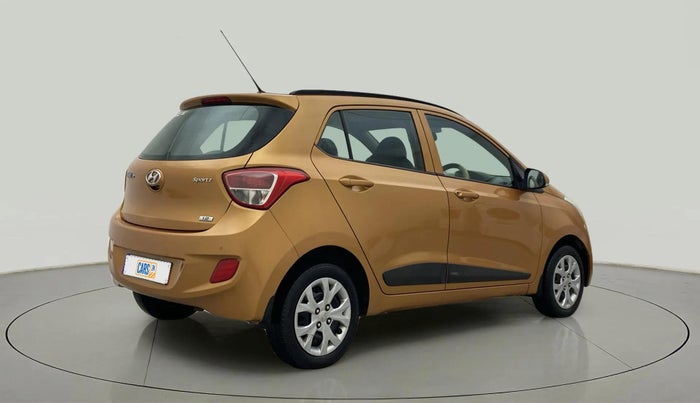 2015 Hyundai Grand i10 SPORTZ 1.2 KAPPA VTVT, Petrol, Manual, 35,733 km, Right Back Diagonal
