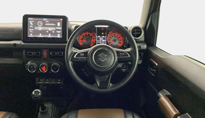 2023 Maruti JIMNY ALPHA ALL GRIP PRO MT DUAL TONE, CNG, Manual, 32,822 km, Steering Wheel Close Up