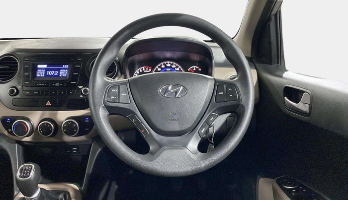 2016 Hyundai Grand i10 SPORTZ 1.2 KAPPA VTVT, Petrol, Manual, 10,157 km, Steering Wheel Close Up