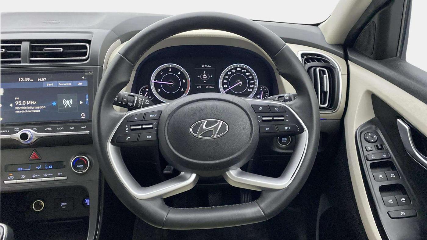2021 Hyundai Creta SX 1.5 DIESEL, Diesel, Manual, 28,952 km, Steering Wheel Close Up