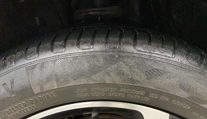 2021 MG ASTOR SHARP 1.5 CVT, Petrol, Automatic, 57,081 km, Left Front Tyre Tread