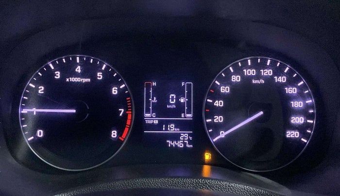 2017 Hyundai Creta SX PLUS 1.6 PETROL, Petrol, Manual, 74,457 km, Odometer Image