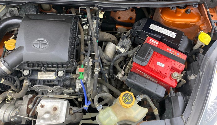 2019 Tata NEXON XZA PLUS PETROL, Petrol, Automatic, 52,997 km, Engine View - Left
