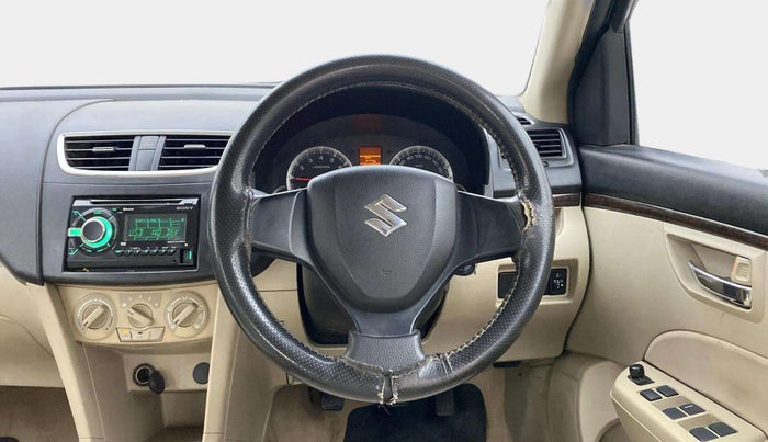 2013 Maruti Swift Dzire VXI, Petrol, Manual, 1,24,101 km, Steering Wheel Close Up