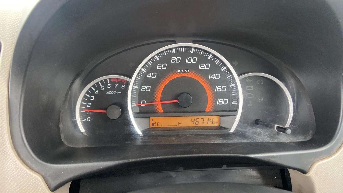 2015 Maruti Wagon R 1.0 VXI, Petrol, Manual, 46,833 km, Odometer Image