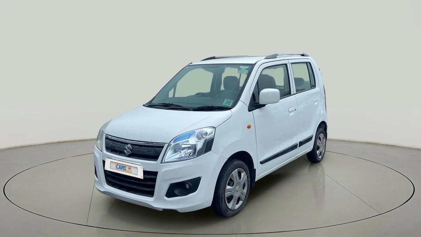2015 Maruti Wagon R 1.0 VXI, Petrol, Manual, 46,833 km, Left Front Diagonal