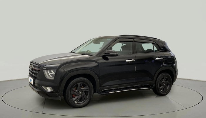2023 Hyundai Creta S PLUS KNIGHT 1.5 PETROL DUAL TONE, Petrol, Manual, 36,420 km, Left Front Diagonal