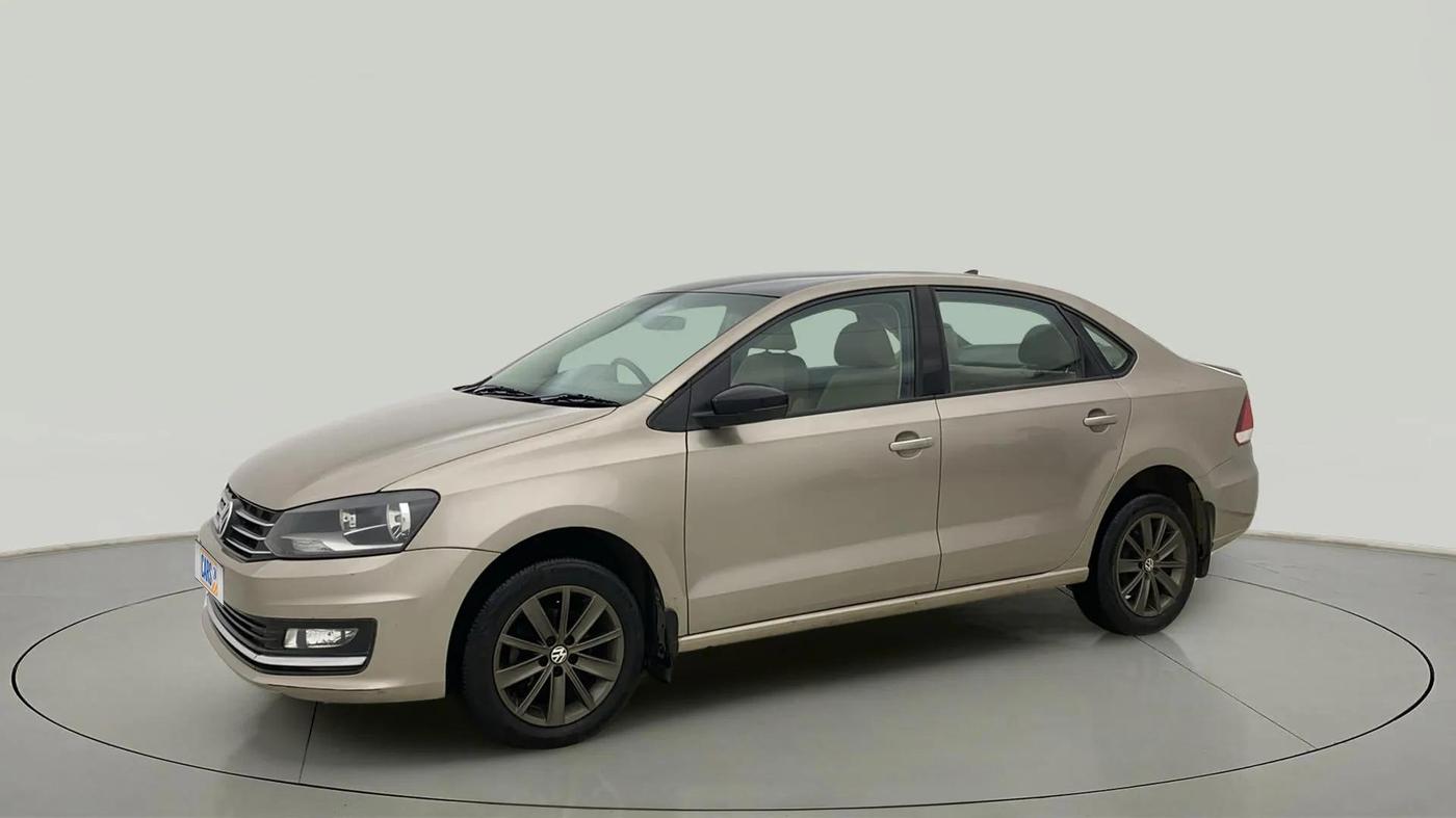 2016 Volkswagen Vento HIGHLINE PETROL AT, Petrol, Automatic, 78,388 km, Left Front Diagonal