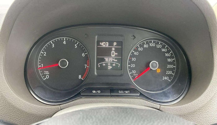 2016 Volkswagen Vento HIGHLINE PETROL AT, Petrol, Automatic, 78,388 km, Odometer Image