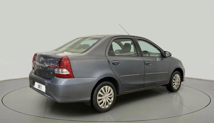 2017 Toyota Etios G, Petrol, Manual, 52,151 km, Right Back Diagonal