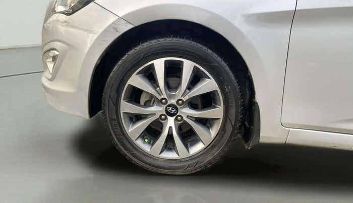 2015 Hyundai Verna FLUIDIC 4S 1.6 VTVT S(O), Petrol, Manual, 93,551 km, Left Front Wheel