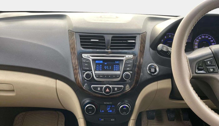 2015 Hyundai Verna FLUIDIC 4S 1.6 VTVT S(O), Petrol, Manual, 93,551 km, Air Conditioner