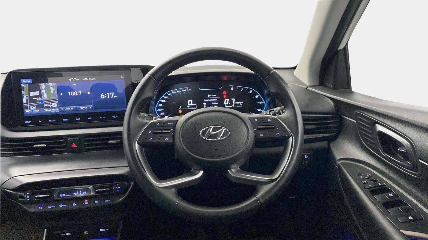 2023 Hyundai NEW I20 ASTA (O) 1.2 MT, Petrol, Manual, 20,340 km, Steering Wheel Close Up
