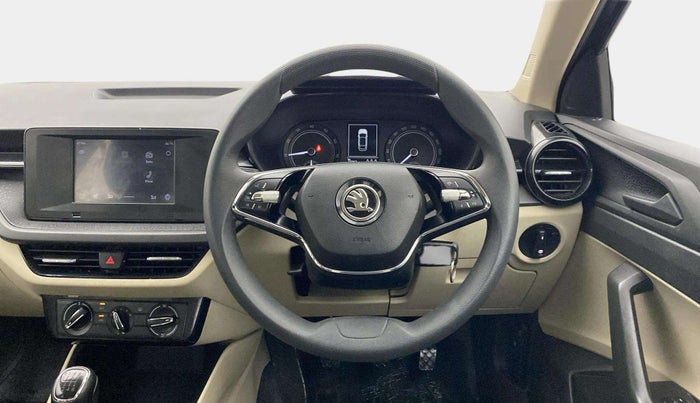 2023 Skoda SLAVIA ACTIVE 1.0L TSI MT, Petrol, Manual, 27,326 km, Steering Wheel Close Up
