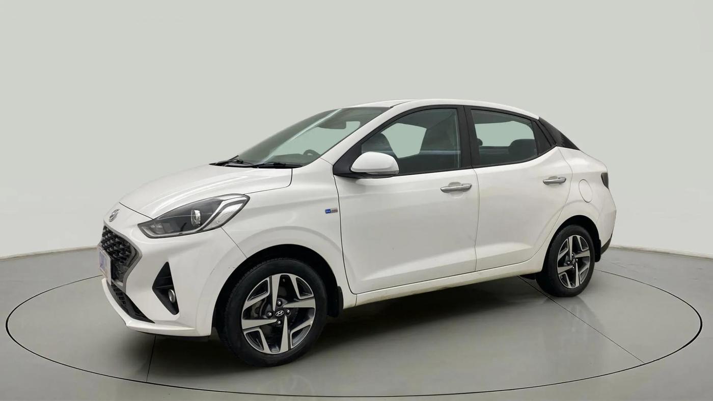 2020 Hyundai AURA SX PLUS 1.2 AMT CRDI, Diesel, Automatic, 55,887 km, Left Front Diagonal