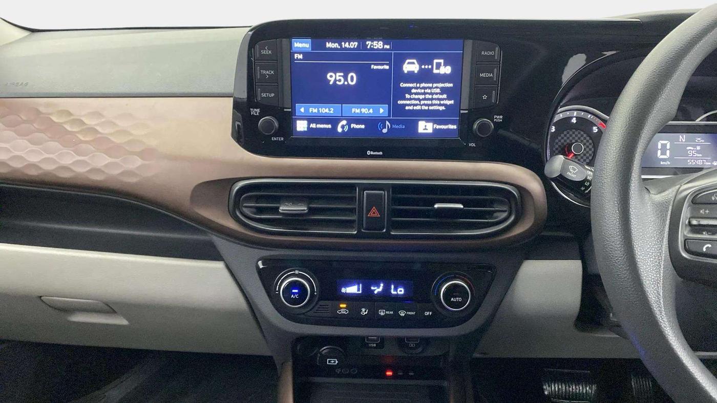 2020 Hyundai AURA SX PLUS 1.2 AMT CRDI, Diesel, Automatic, 55,887 km, Air Conditioner