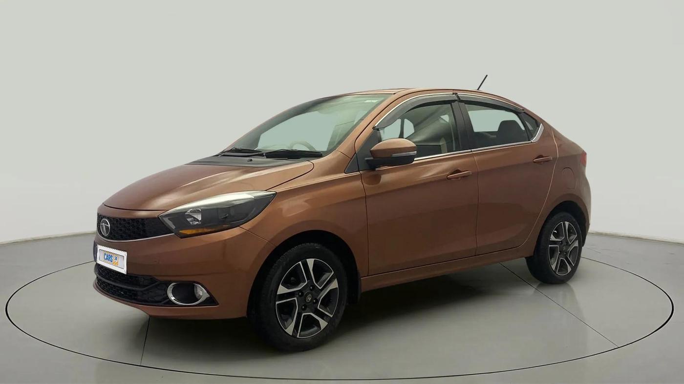 2017 Tata TIGOR XZ PETROL, Petrol, Manual, 44,664 km, Left Front Diagonal