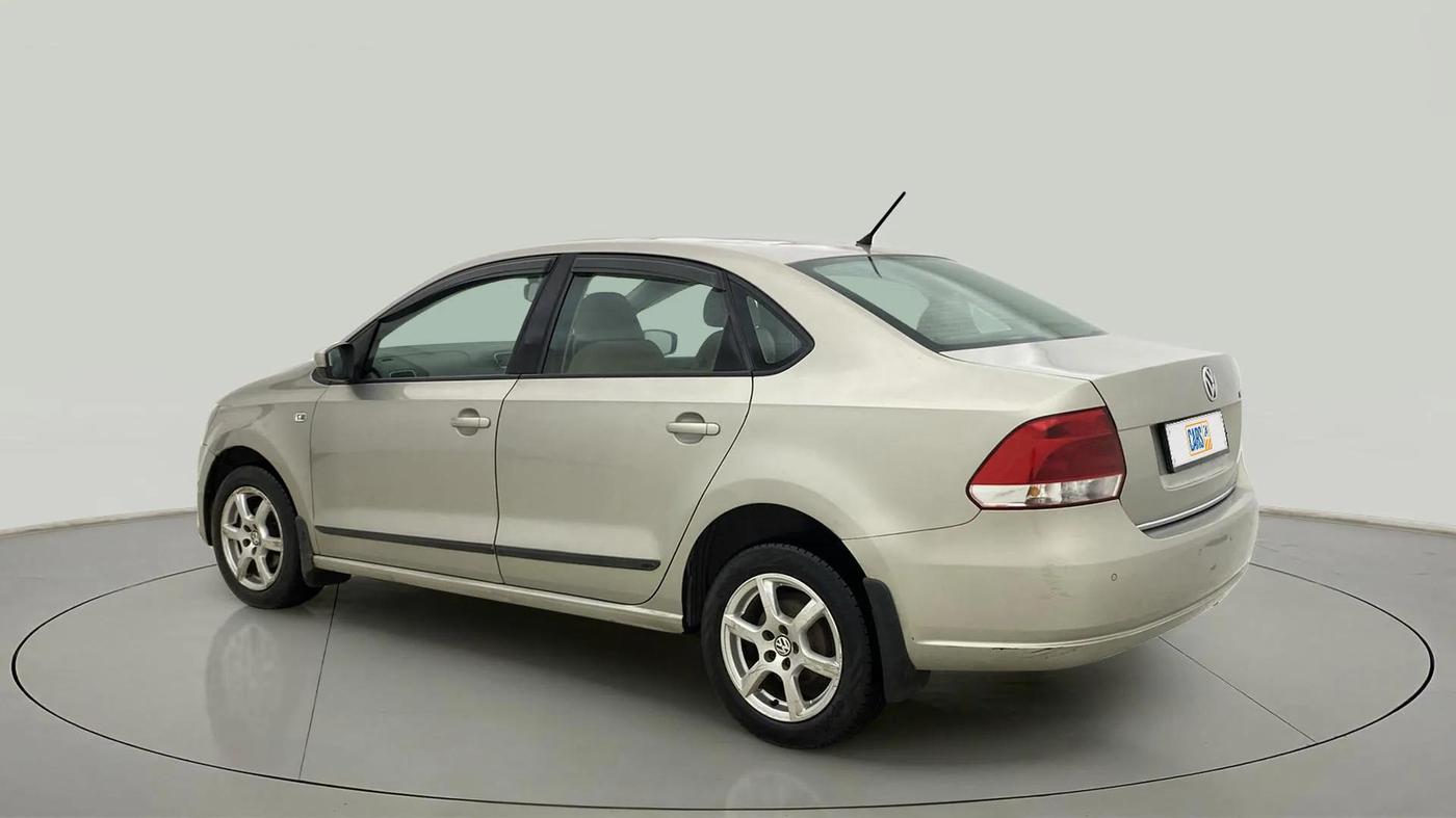 2013 Volkswagen Vento HIGHLINE DIESEL 1.6, Diesel, Manual, 1,21,703 km, Left Back Diagonal
