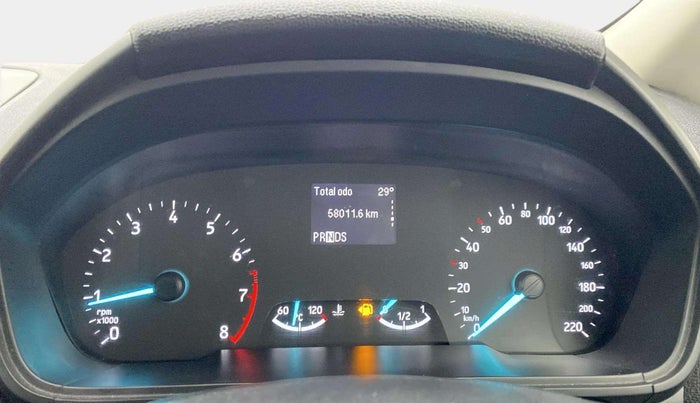 2018 Ford Ecosport TITANIUM + 1.5L PETROL AT, Petrol, Automatic, 57,961 km, Odometer Image
