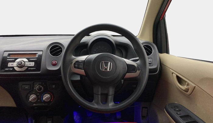 2015 Honda Brio S MT, Petrol, Manual, 63,867 km, Steering Wheel Close Up