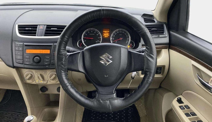 2013 Maruti Swift Dzire VXI, Petrol, Manual, 1,02,274 km, Steering Wheel Close Up
