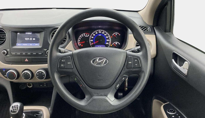 2017 Hyundai Grand i10 SPORTZ 1.2 KAPPA VTVT, Petrol, Manual, 20,411 km, Steering Wheel Close Up