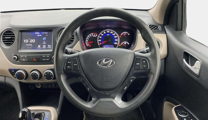 2018 Hyundai Grand i10 SPORTZ AT 1.2 KAPPA VTVT, Petrol, Automatic, 51,994 km, Steering Wheel Close Up