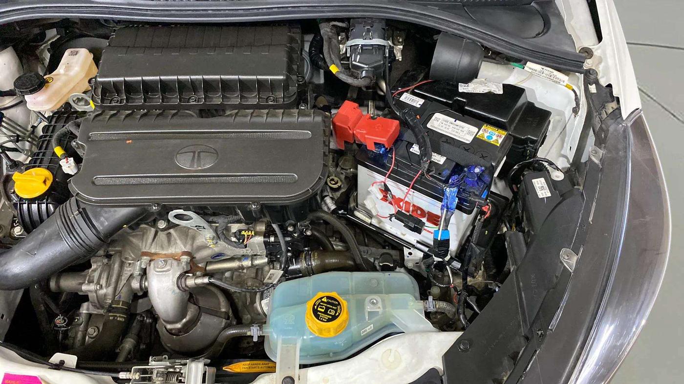 2024 Tata TIGOR XM PETROL, Petrol, Manual, 2,965 km, Engine View - Left