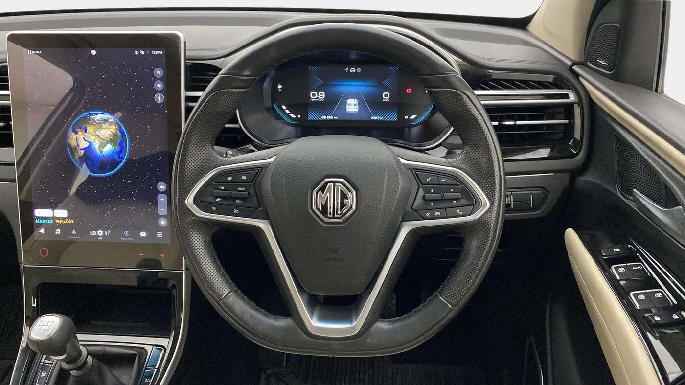 2022 MG HECTOR SMART PRO EX 1.5 TURBO MT PETROL, Petrol, Manual, 5,472 km, Steering Wheel Close Up