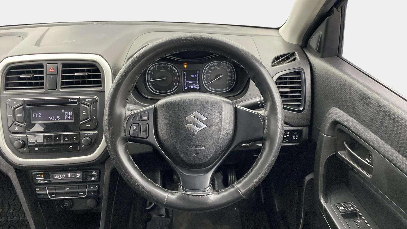 2021 Maruti Vitara Brezza VXI, Petrol, Manual, 27,080 km, Steering Wheel Close Up