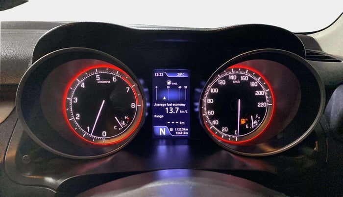 2021 Maruti Swift ZXI PLUS AMT DUAL TONE, Petrol, Automatic, 73,423 km, Odometer Image