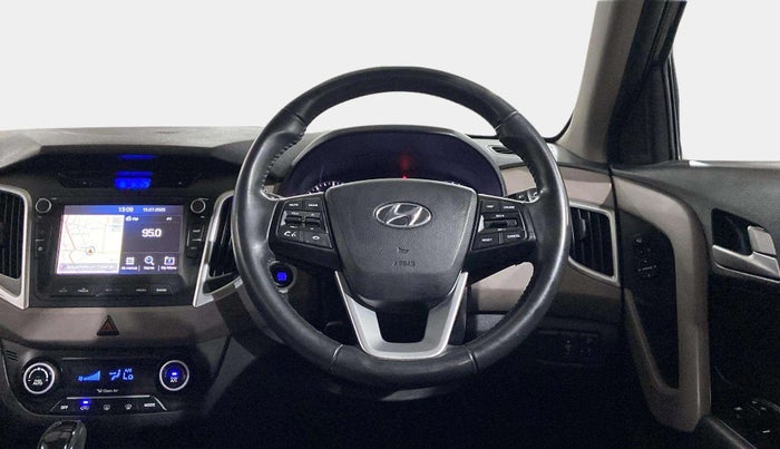 2018 Hyundai Creta SX AT 1.6 PETROL, Petrol, Automatic, 44,297 km, Steering Wheel Close Up