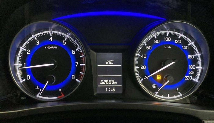 2018 Maruti Baleno DELTA PETROL 1.2, Petrol, Manual, 62,681 km, Odometer Image