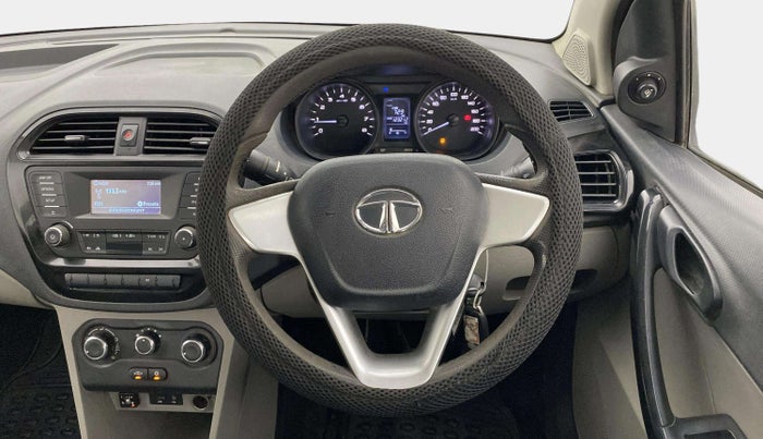 2017 Tata Tiago XT PETROL, CNG, Manual, 1,23,211 km, Steering Wheel Close Up