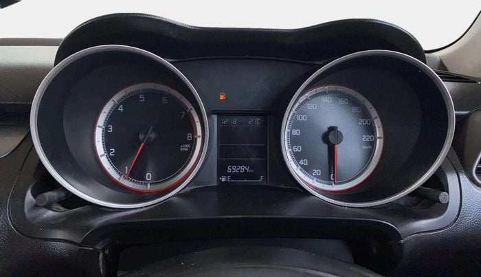 2018 Maruti Swift ZXI PLUS, Petrol, Manual, 69,295 km, Odometer Image