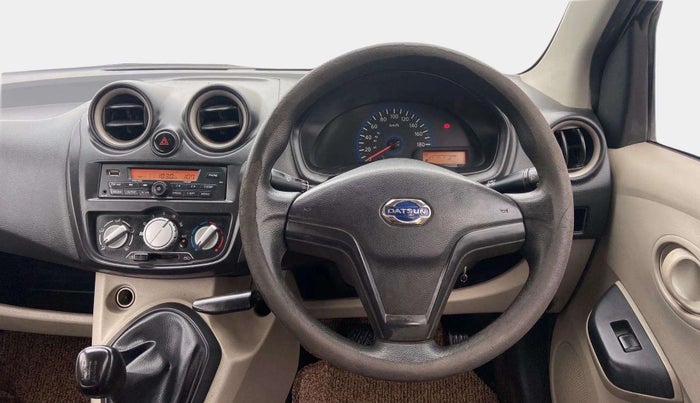 2017 Datsun Go Plus T, Petrol, Manual, 95,927 km, Steering Wheel Close Up