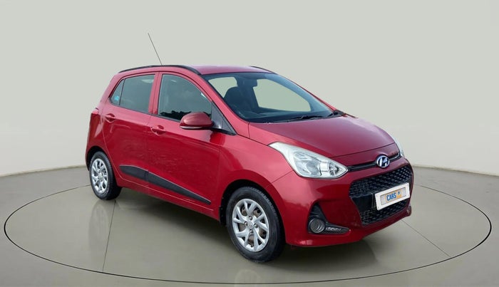 2017 Hyundai Grand i10 SPORTZ (O) 1.2 KAPPA VTVT, Petrol, Manual, 74,577 km, Right Front Diagonal