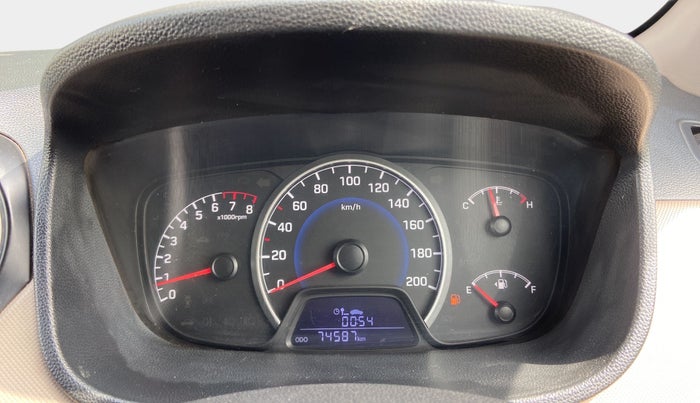 2017 Hyundai Grand i10 SPORTZ (O) 1.2 KAPPA VTVT, Petrol, Manual, 74,577 km, Odometer Image
