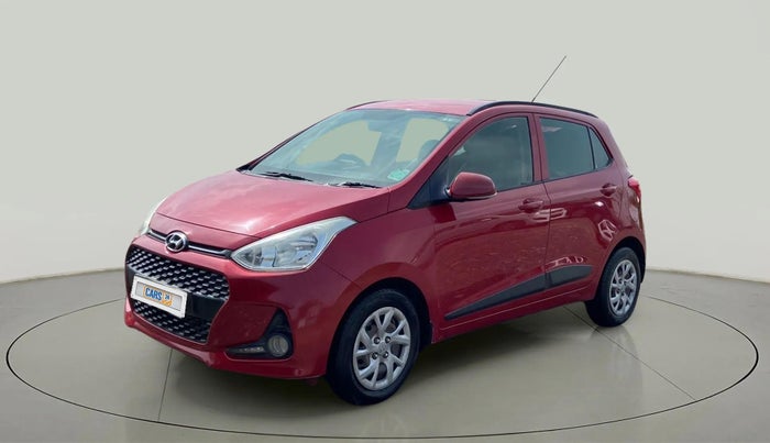 2017 Hyundai Grand i10 SPORTZ (O) 1.2 KAPPA VTVT, Petrol, Manual, 74,577 km, Left Front Diagonal