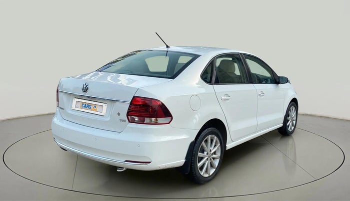 2018 Volkswagen Vento HIGHLINE PLUS 1.2 AT 16 ALLOY, Petrol, Automatic, 98,750 km, Right Back Diagonal