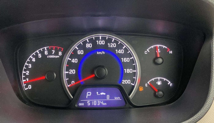 2018 Hyundai Grand i10 SPORTZ (O) AT 1.2 KAPPA VTVT, Petrol, Automatic, 51,831 km, Odometer Image