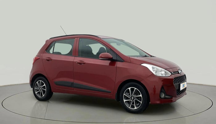 2018 Hyundai Grand i10 SPORTZ (O) AT 1.2 KAPPA VTVT, Petrol, Automatic, 51,831 km, Right Front Diagonal