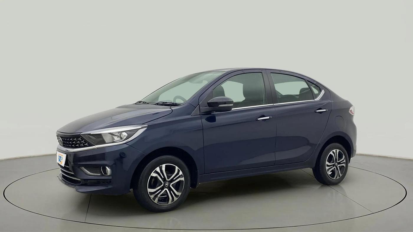 2022 Tata TIGOR XZ PLUS CNG, CNG, Manual, 36,138 km, Left Front Diagonal