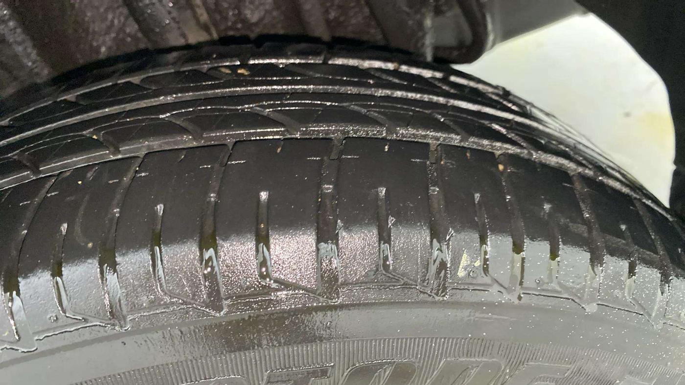 2022 Tata TIGOR XZ PLUS CNG, CNG, Manual, 36,138 km, Left Rear Tyre Tread