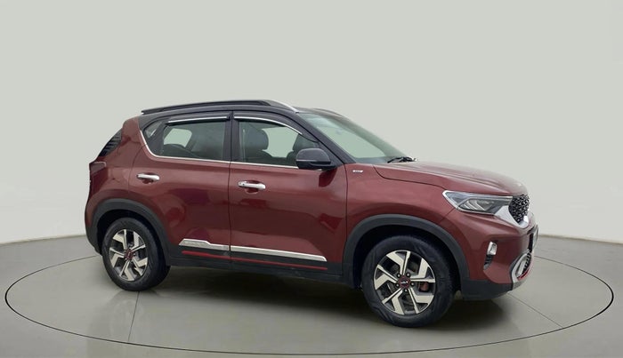 2021 KIA SONET GTX PLUS 1.0 IMT DUAL TONE, Petrol, Manual, 49,016 km, Right Front Diagonal