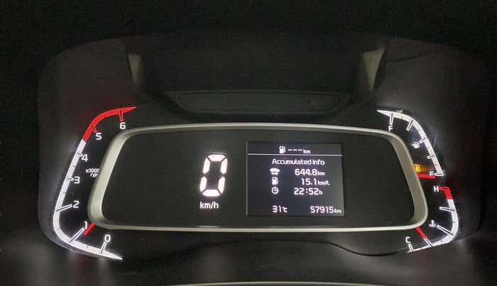 2020 KIA SONET HTX 1.5, Diesel, Manual, 57,906 km, Odometer Image