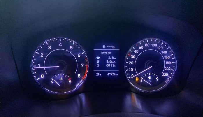 2019 Hyundai VENUE SX 1.0 (O) TURBO DUAL TONE, Petrol, Manual, 47,219 km, Odometer Image